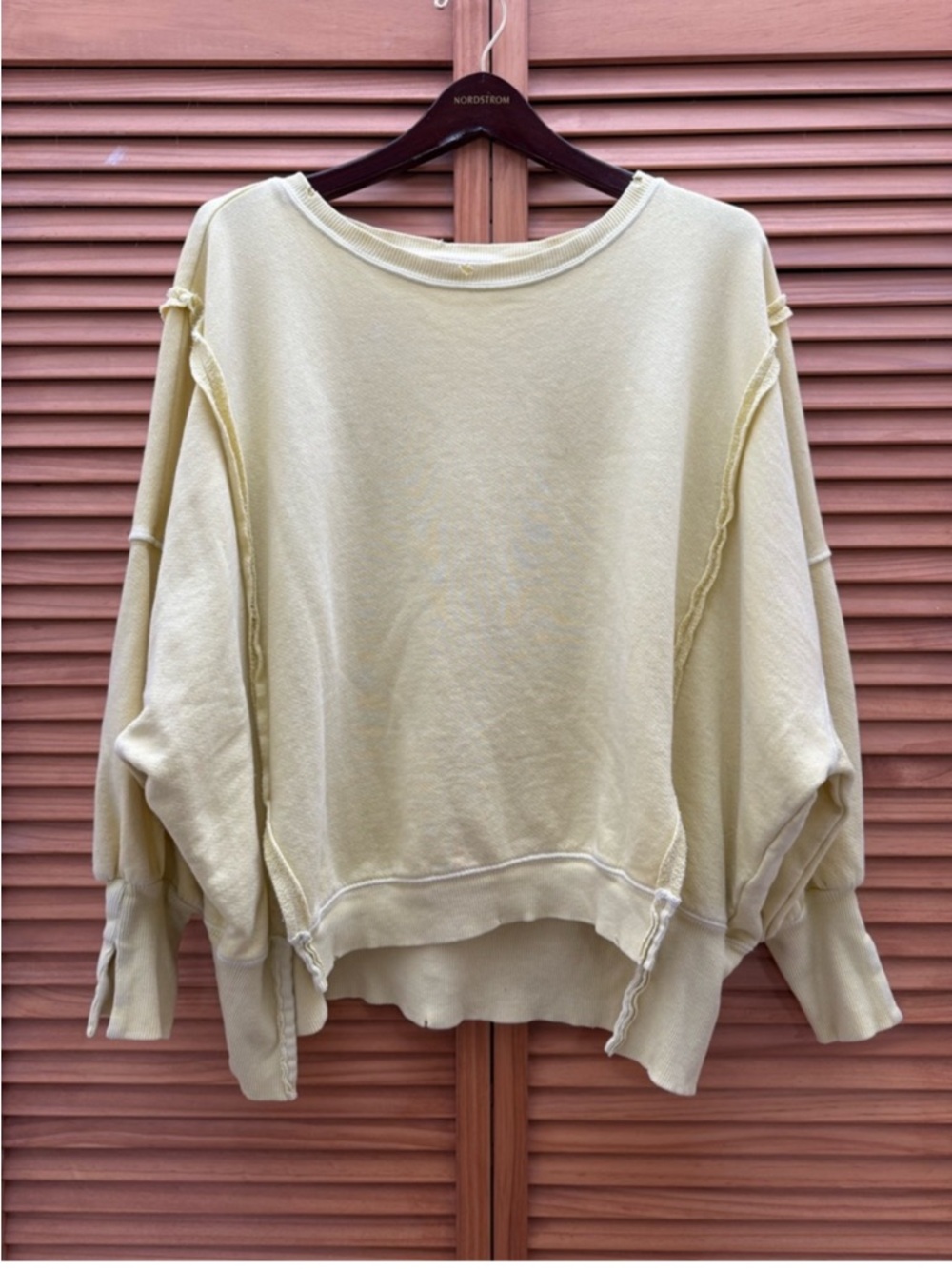 We The Free Camden Sweatshirt Yellow, small